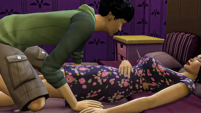 Japanese step Son Fucks Asian Mom After He Masturbated Watching Porn Videos In Front Of The Computer