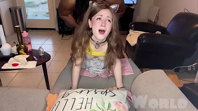 Innocent Young White Anal Slut Bunny Gets Her Asshole Gaped&comma; Stuffed &amp; Pounded by Lord Panda's BBC