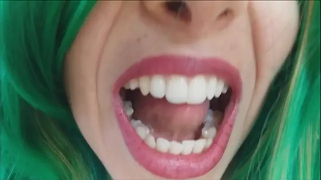 what an embarrassment&excl; my m&period; is still convinced she is a young nerd girl&comma; and so she made her hair green and sent this video to all my little friends to seduce them