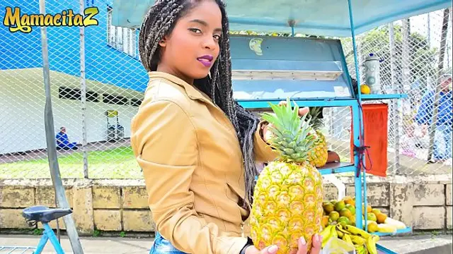 MAMACITAZ - &num;Ana Ebano &num;Pedro Nel - Shy Ebony Latina Gets Picked Up And Fucked Hard By A Latino Stud