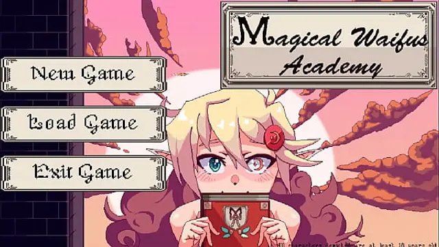 Magical Waifus Academy  &lbrack;Hentai game PornPlay &rsqb; Ep&period;1 threesome with double titjob monster girls