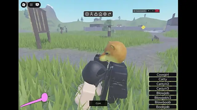 King doggy god of all doges pounds a bunny girl neko goth mommy and fucks her pussy good