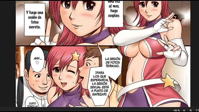 Hentai manga - AI Generated perverted cosplay girl&period;