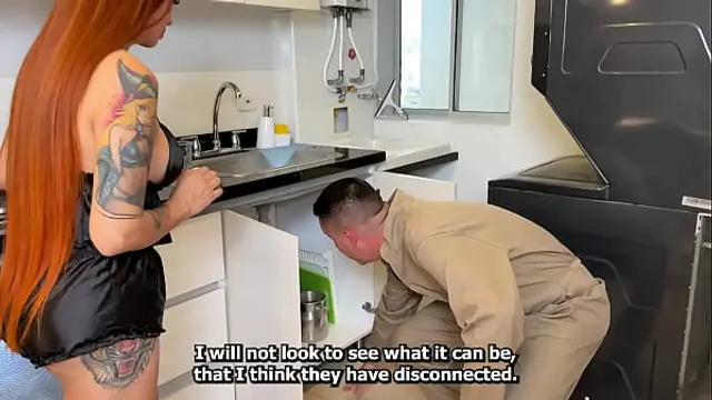 All plumbers have big dicks&comma; so you have to take advantage of them&period;