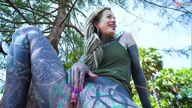 Naughty TATTOO model PUBLIC masturbation&comma; Alternative teen ANAL SQUIRT outdoors&comma; anal gape&comma; prolapse &lpar;goth&comma; punk&comma; alt porn&rpar;ZF071