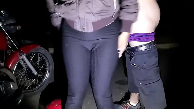 Cheap whore earning her miserable money sucking dick and giving the anus without a condom