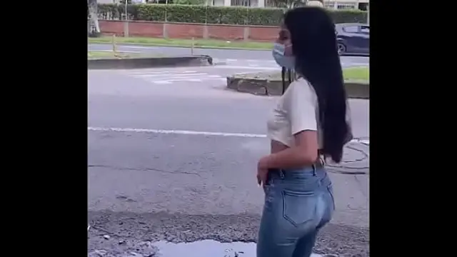 Picking up a cute skinny girl on the street&comma; I ended up sticking my dick in her - Alexa Joes