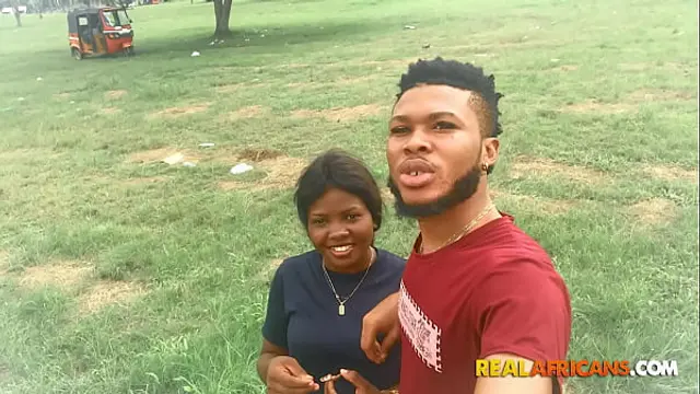 Cute African Couple Having Lovely Date Before Hardcore Fuck&excl;
