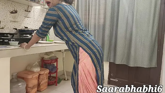 Indian Husband Wife sex footage&excl; Hot Sex in kitchen clear hindi audio