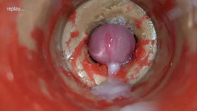 Camera 4k in Vagina toy&comma; Cervix POV&comma; "Creampie"&comma; "Fucking breed me" ASMR SEX