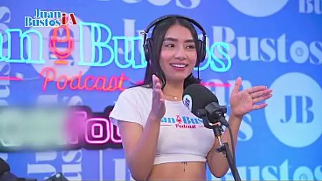 Petite brunette MayraOficial cums like crazy on the Sybian machine on the set of the JuanBustos Podcast&excl;