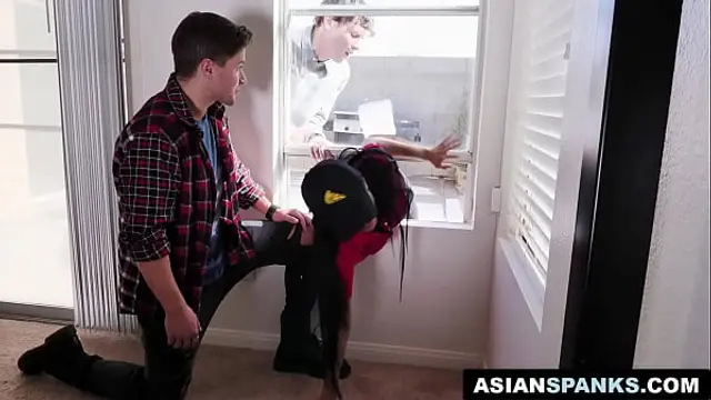 The Perfect Plan to fuck The Foreign Pizza Delivery Girl &vert; Ember Snow&comma; Jay Romero&comma; Rion King