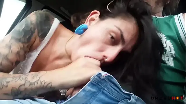 Blowjob in a Towed Car on Public&excl;