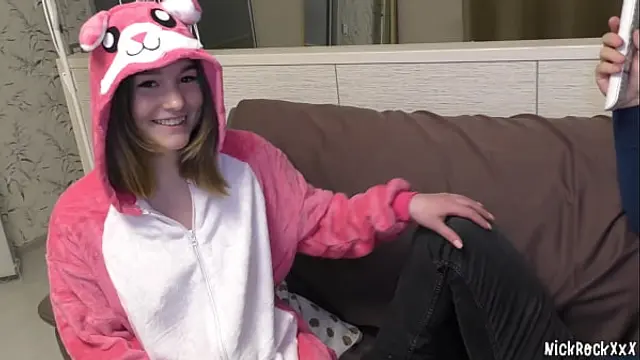 Two perverted lesbian students fuck the big teachers cock on campus &excl; 18 y&period;o&period; teen