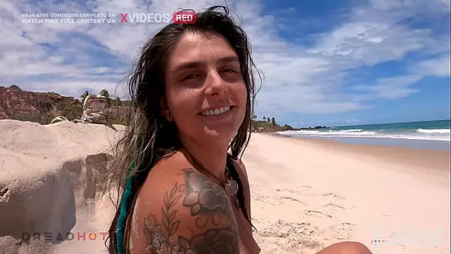 Public sex&comma; Dread Hot sitting on the beach&period; We almost got caught&excl;