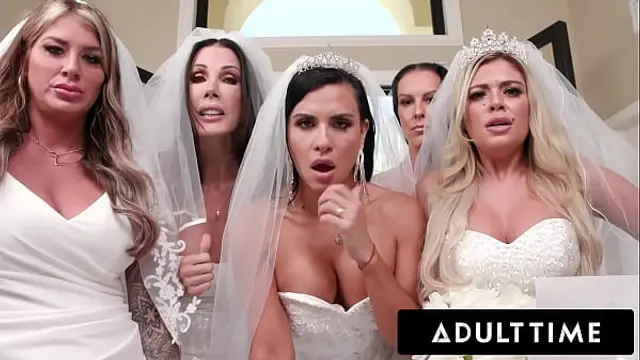 ADULT TIME - Big Titty MILF Brides Discipline Big Dick Wedding Planner With INSANE REVERSE GANGBANG&excl;