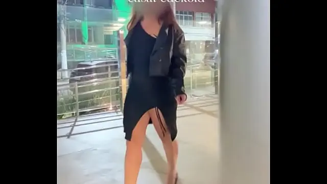 When the single "is missing in the last hour" and the couple takes a stroll around town&period; Hotwife in front and the cuckold admiring&period;  &lpar; fabioeanaes&period;com &rpar;