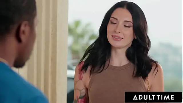 ADULT TIME - Charlotte Sins Pleases Desperate Hubby By Letting Him FUCK HER ASS For The First Time&excl;