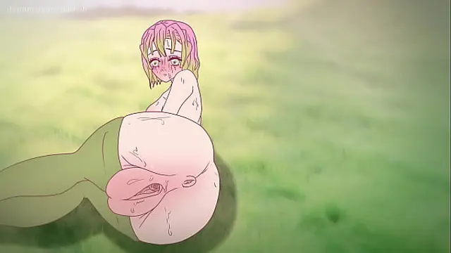 Mitsuri seduces with her huge pussy &excl; Porn demon slayer Hentai &lpar; cartoon 2d &rpar; anime