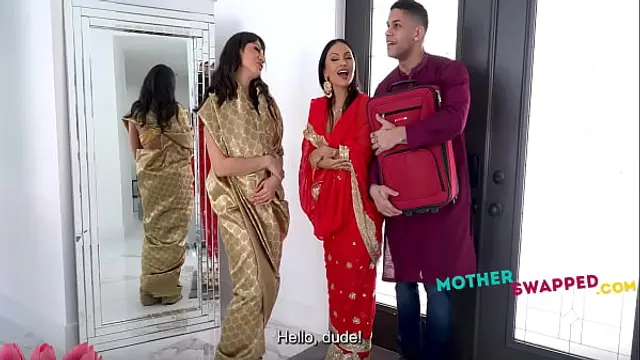 Latina Desi Step Mom Swap - Sasha Pearl&comma; Brandy Salazar&comma; Ethan Seeks&comma; Mike Ox