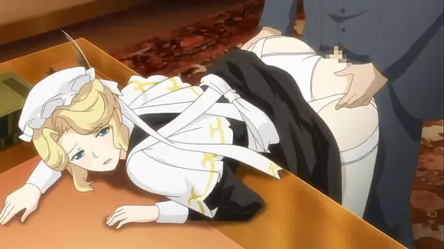 Busty maid hentai