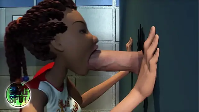 3DGSPOT - Teen Cheerleader Deepthroats And Fucks A Random Big Dick In Glory Hole&excl; UNCENSORED SEX&excl;