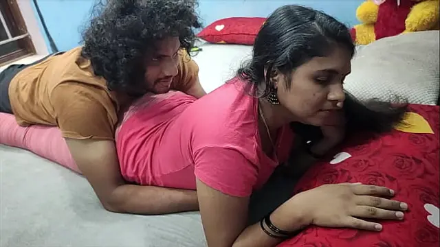 Wild Desi Couple In Bedroom Lick Ass&comma; Kiss Deep And Suck Boobs Like Animals