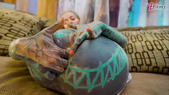 Cute Tattooed girl in Lingerie gaping her asshole wide&comma; fucking herself with big toy&comma; anal prolapse