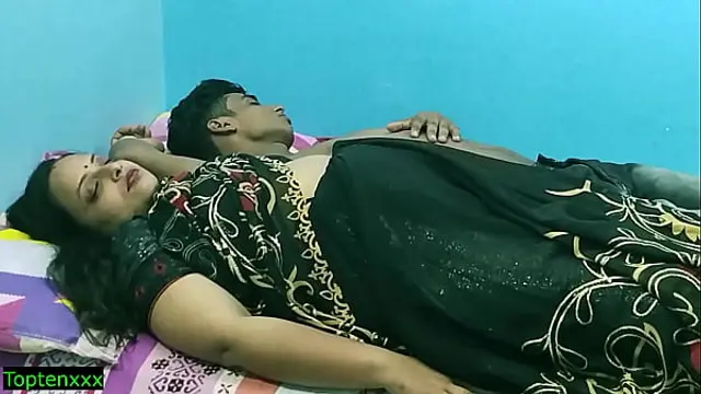Indian hot stepsister getting fucked by junior at midnight&excl;&excl; Real desi hot sex