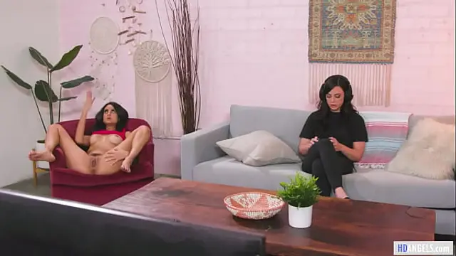 Gamer Girl Having Lesbian Sex With Nympho Roomie - Whitney Wright&comma; Eliza Ibarra