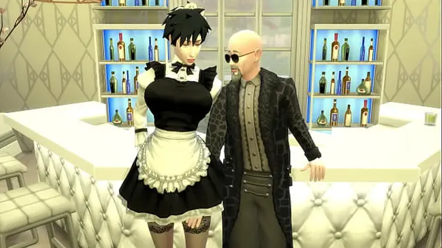 Slave Maids Episode 10 Videl Young Beautiful Wife is Blackmailed by Her Husband's Perverted Boss Cuckold Netorare Dragon Ball Hentai