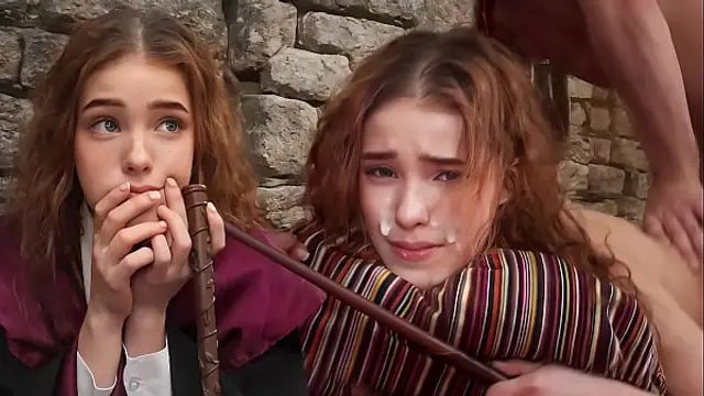 ERECTO &excl; - Hermione&DiacriticalAcute;s First Time Struggles With A Spell - NoLube