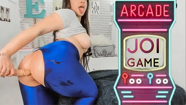 Sexy latina babe gamer girl controling your cock as her video game joistick JOI jerk off instructions ass worship&comma; this girl really has a perfect ass&excl;&excl;&excl;&excl;
