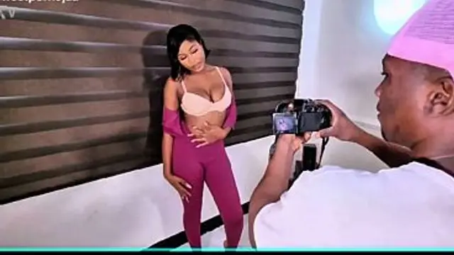 Beautiful and sexy Kayla hot sex with a photographer in the studio