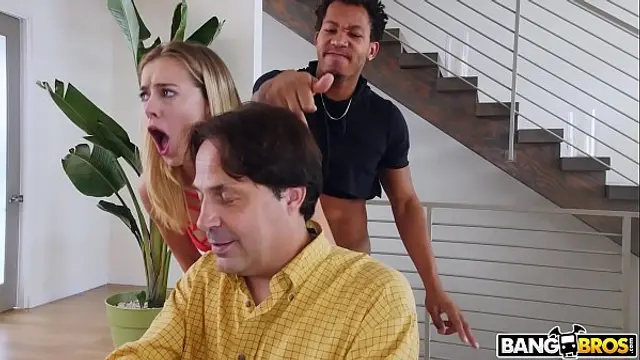 BANGBROS - Young Haley Reed Fucks Boyfriend Behind Her Dad&rsquo;s Back