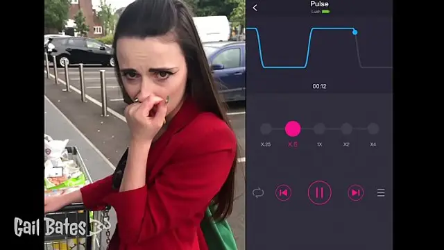 Preview&colon; Public remote vibrator play and sex on balcony