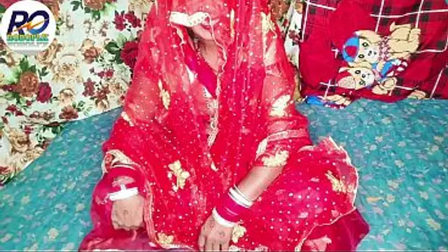Fast time honeymoon video hindi audio Claire Vais red saree bride fucking after lifting the saree&comma; awesome full video