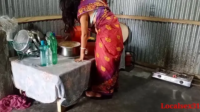 Red Saree Cute Bengali Boudi sex &lpar;Official video By Localsex31&rpar;