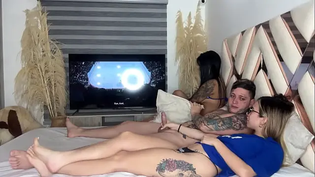 My girlfriend's best friend sucks my dick