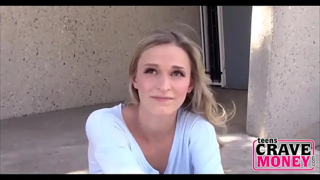 Skinny Homeless Teen Emma Hix Sucks And Fucks For Money