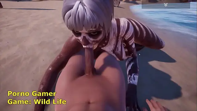 Fucking with the amazon on the beach Wild Life