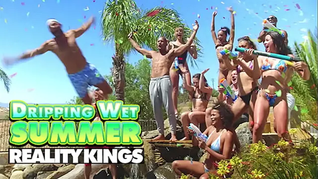 It's The Last Day In The Project DTF House &amp; All The Stars Have The Biggest Orgy By The Pool - REALITY KINGS