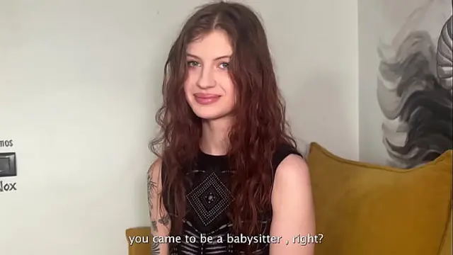 18yo babysitter was late for work&comma; for which she was fucked in a tight pussy