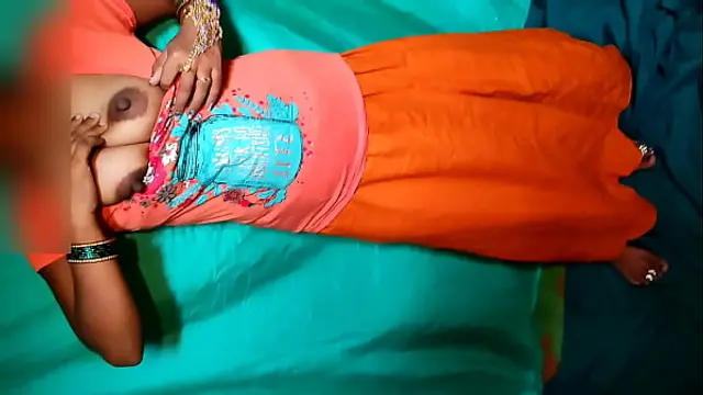 Choti sister-in-law's first time skirt in Hindi voice fiercely