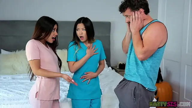 Lulu Chu&comma; Xxlayna Marie In Dick Appointment With Stepbrother