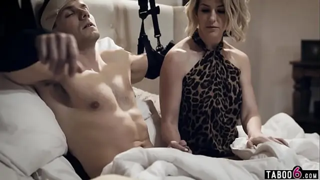 Stepmom helps her frustrated teen stepson to get off