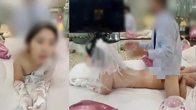 &lbrack;Cuckold wedding&rsqb;&OpenCurlyDoubleQuote;It feels better than my husband&hellip;Cum inside me&hellip;&excl;&rdquo;A new wife's affair and immoral feeling&period;