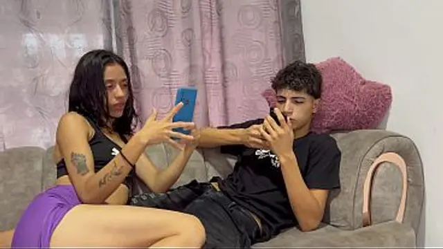 DON'T CUM INSIDE&excl; Stepsister offers her juicy pussy in exchange for a new phone&period;