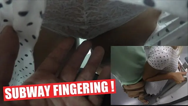 Unknown Guy Lift Step Mom's Dress Stuck her in train wagon &amp; Touching Fingering her Pussy over her panties&excl;