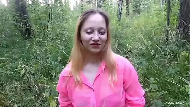 THE STUDENT WAS LOST IN THE FOREST AND IN A MINUTE A STRANGER WAS TAKING HER OUT OF THE FOREST&excl;